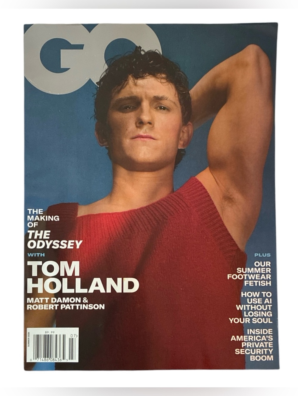 GQ Summer 2026 Making Of The Odyssey Tom Holland Footwear AI Private Security